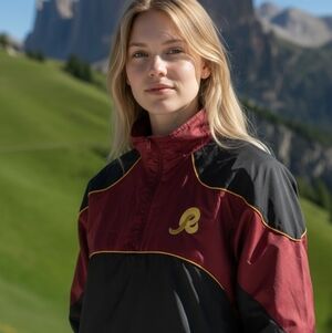 Washington redskins NFL Black Windbreaker